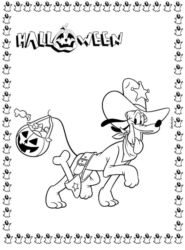 coloriage plutot a halloween